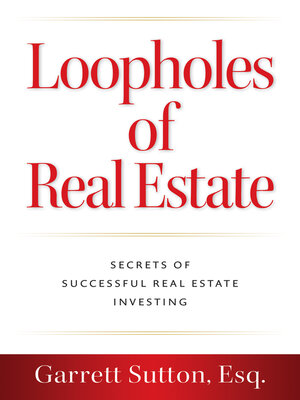 cover image of Loopholes of Real Estate
